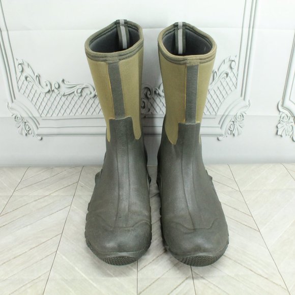 The Original Muck Boot Company Unisex Green Rubber Waterproof Rain Boots 12-12.5 - Picture 5 of 9